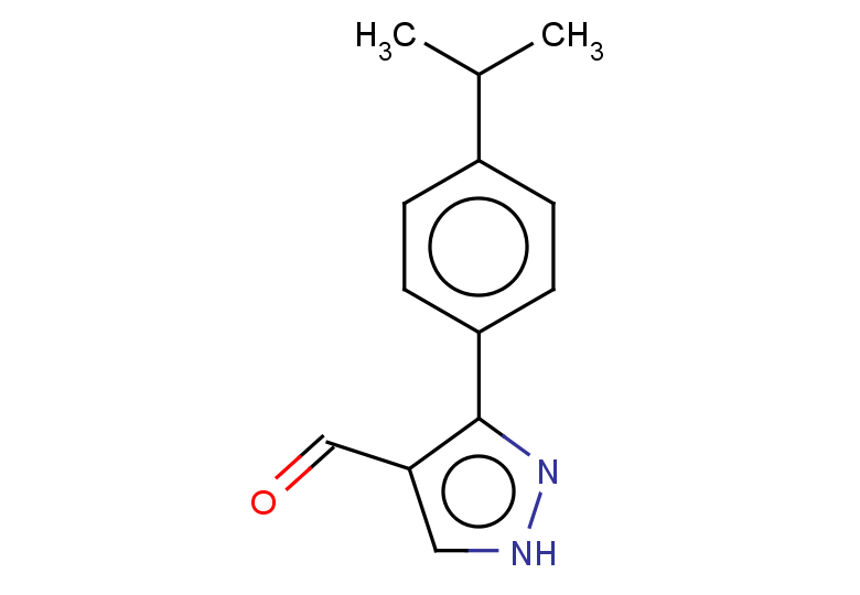 3-[4-(propan-2-yl)phenyl]-1H-pyrazole-4-carbaldehyde