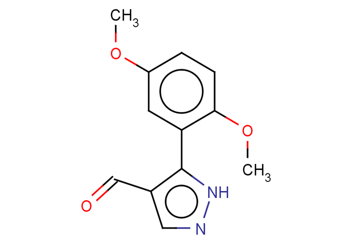 5-(2,5-dimethoxyphenyl)-1H-pyrazole-4-carbaldehyde