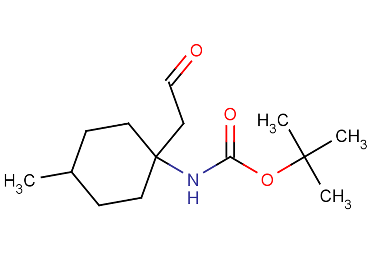 tert-butyl N-[4-methyl-1-(2-oxoethyl)cyclohexyl]carbamate
