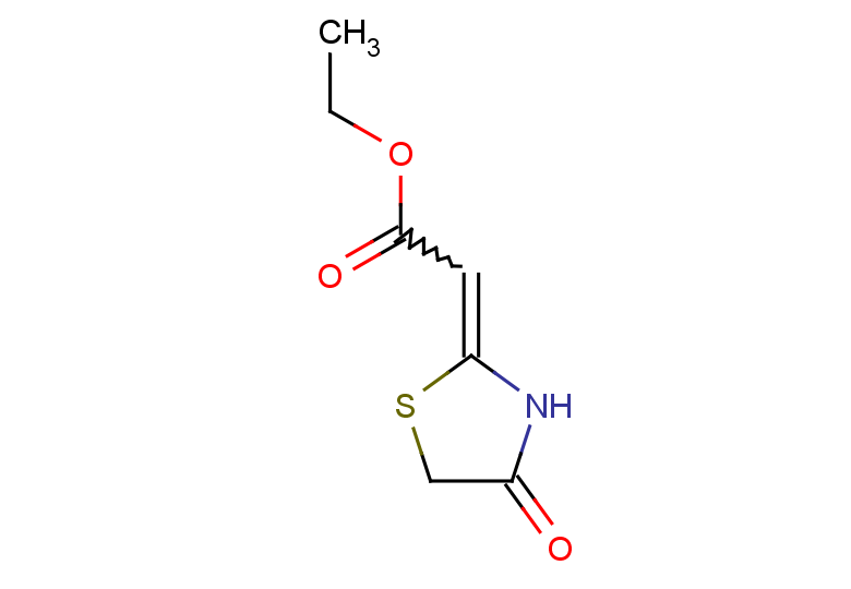 ethyl 2-(4-oxo-1,3-thiazolidin-2-ylidene)acetate