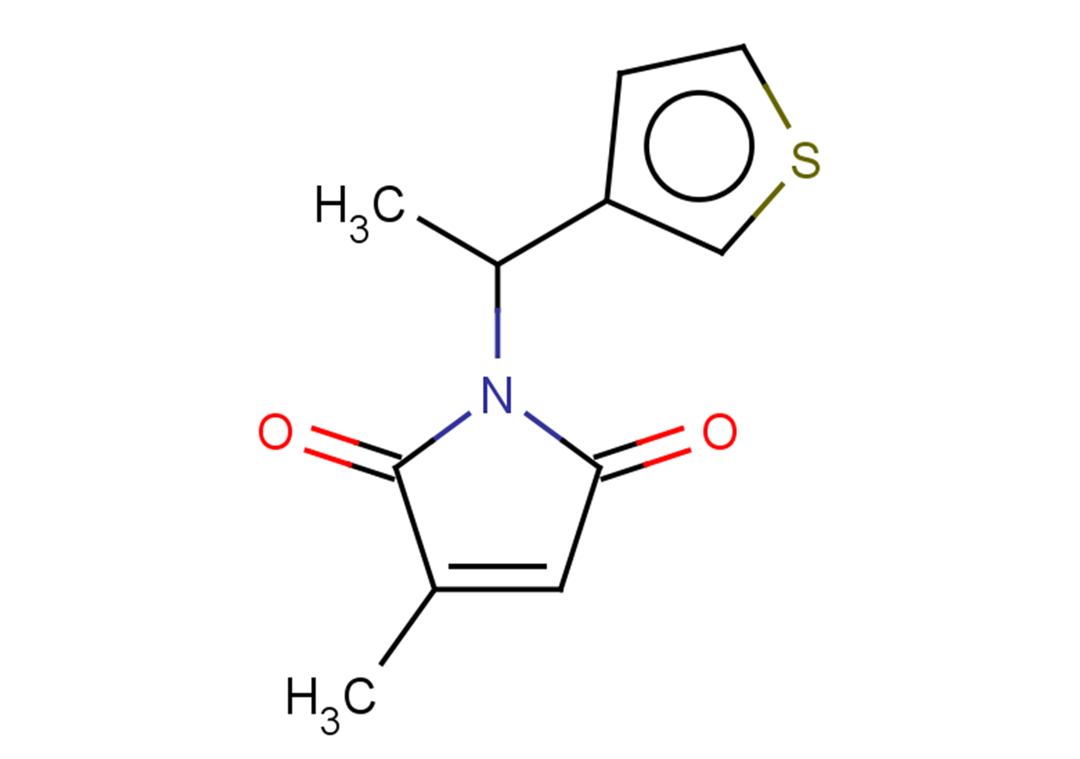 3-methyl-1-[1-(thiophen-3-yl)ethyl]-2,5-dihydro-1H-pyrrole-2,5-dione