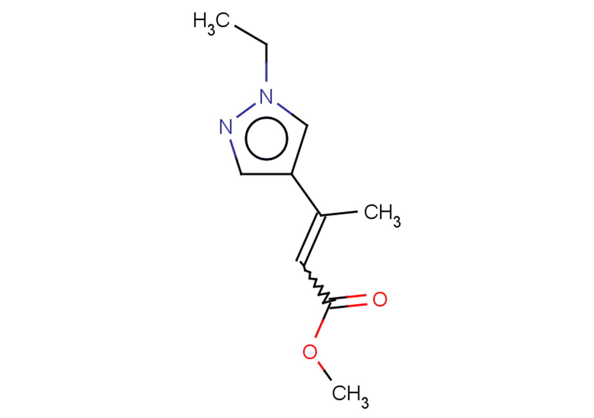 methyl 3-(1-ethyl-1H-pyrazol-4-yl)but-2-enoate