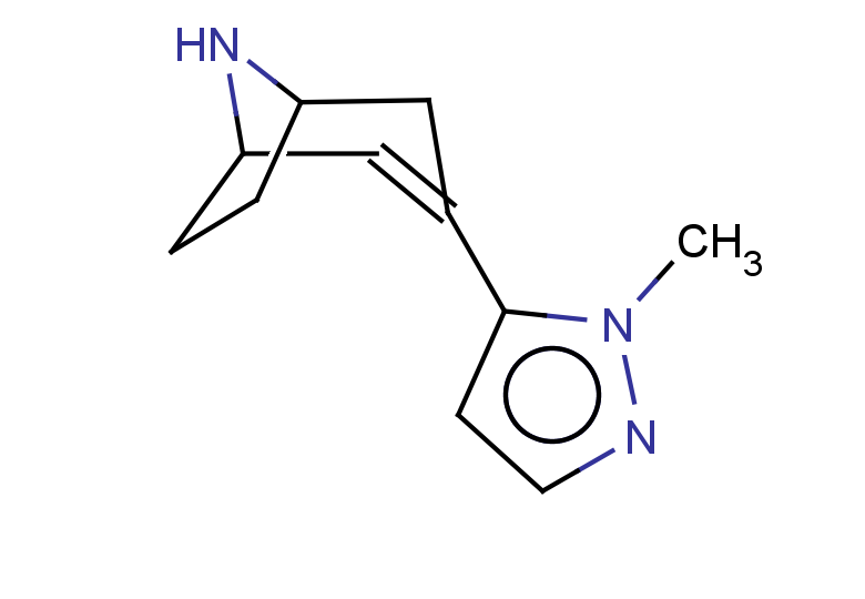 3-(1-methyl-1H-pyrazol-5-yl)-8-azabicyclo[3.2.1]oct-2-ene