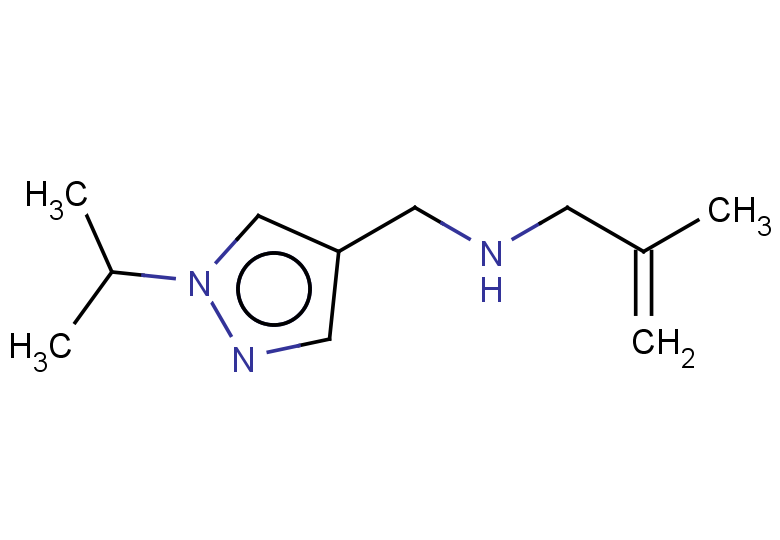 (2-methylprop-2-en-1-yl)({[1-(propan-2-yl)-1H-pyrazol-4-yl]methyl})amine