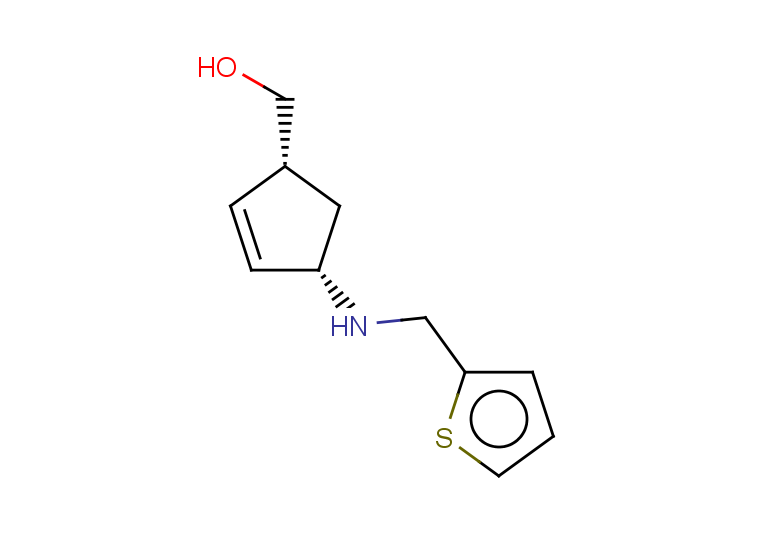 [(1R,4S)-4-[(thiophen-2-ylmethyl)amino]cyclopent-2-en-1-yl]methanol