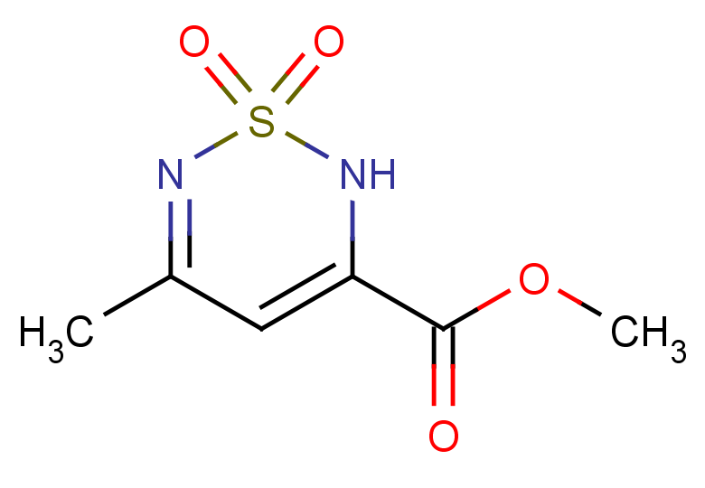 METHYL 5-METHYL-2H-1,2,6-THIADIAZINE-3-CARBOXYLATE 1,1-DIOXIDE