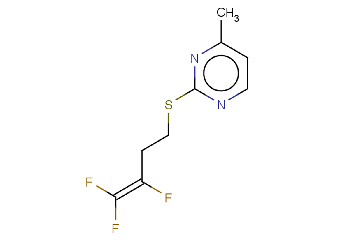 4-methyl-2-[(3,4,4-trifluorobut-3-en-1-yl)sulfanyl]pyrimidine