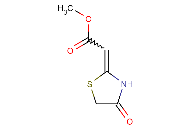 methyl 2-(4-oxo-1,3-thiazolidin-2-ylidene)acetate