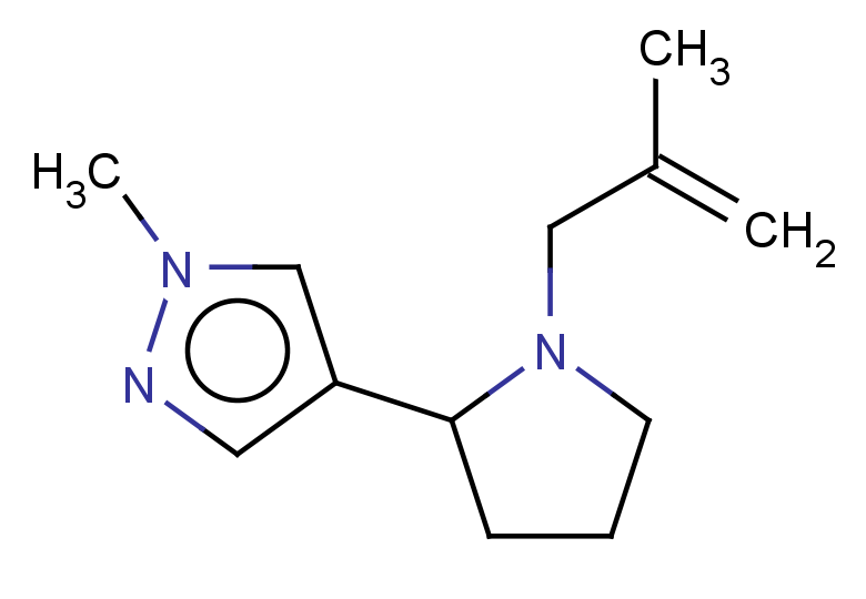 1-methyl-4-[1-(2-methylprop-2-en-1-yl)pyrrolidin-2-yl]-1H-pyrazole