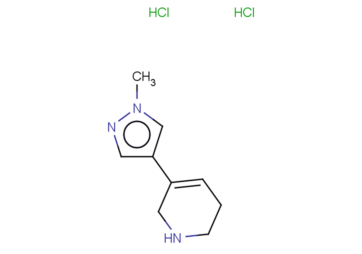 5-(1-methyl-1H-pyrazol-4-yl)-1,2,3,6-tetrahydropyridine dihydrochloride