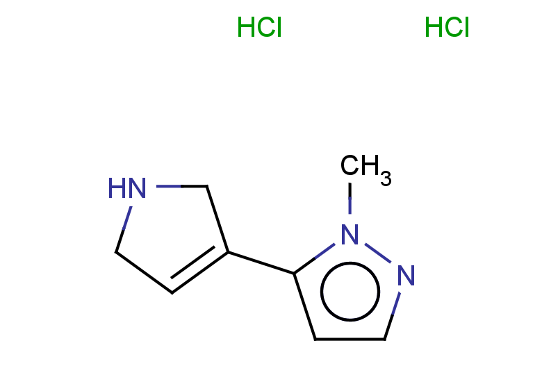 5-(2,5-dihydro-1H-pyrrol-3-yl)-1-methyl-1H-pyrazole dihydrochloride