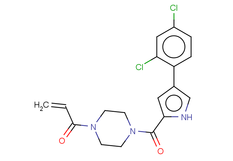 1-(4-{[4-(2,4-dichlorophenyl)-1H-pyrrol-2-yl]carbonyl}piperazin-1-yl)prop-2-en-1-one