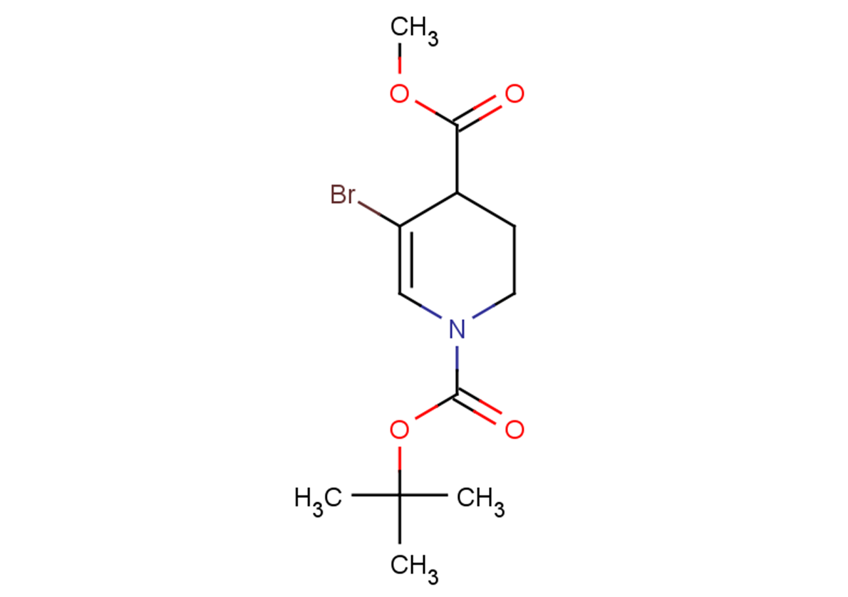 1-tert-butyl 4-methyl 5-bromo-1,2,3,4-tetrahydropyridine-1,4-dicarboxylate