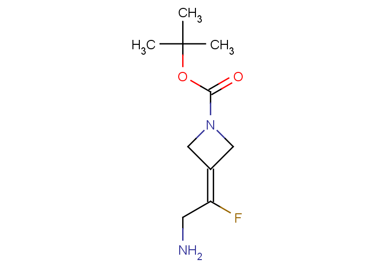 tert-butyl 3-(2-amino-1-fluoroethylidene)azetidine-1-carboxylate