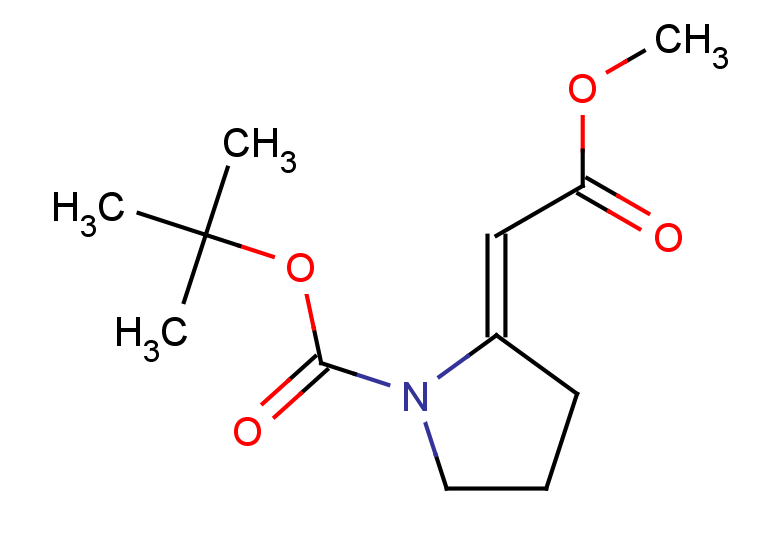tert-butyl (2E)-2-(2-methoxy-2-oxoethylidene)pyrrolidine-1-carboxylate