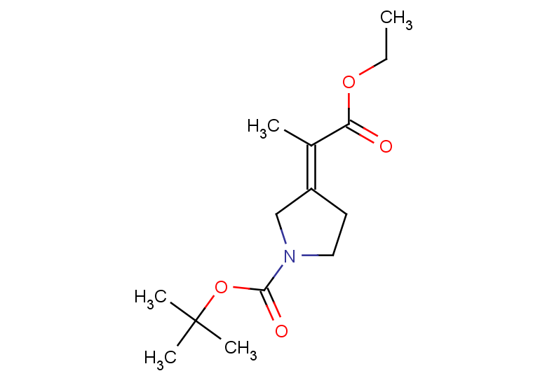 tert-butyl (3E)-3-(1-ethoxy-1-oxopropan-2-ylidene)pyrrolidine-1-carboxylate