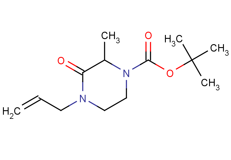 tert-butyl 2-methyl-3-oxo-4-(prop-2-en-1-yl)piperazine-1-carboxylate