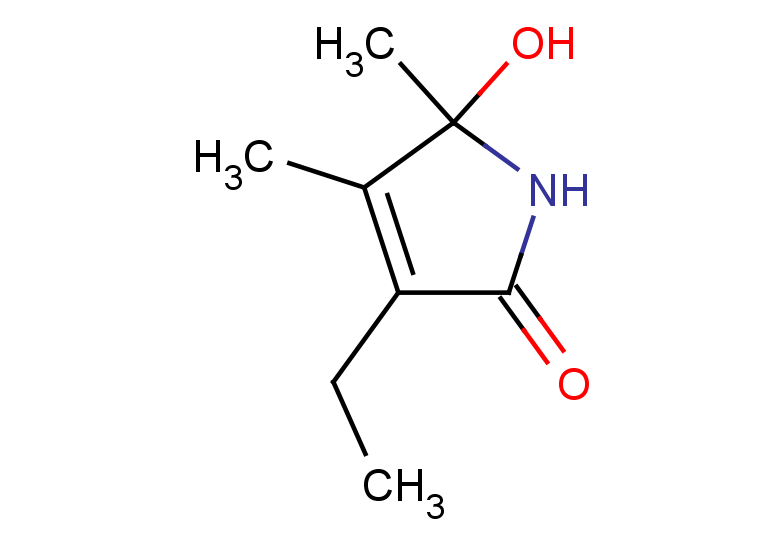 3-ethyl-5-hydroxy-4,5-dimethyl-2,5-dihydro-1H-pyrrol-2-one