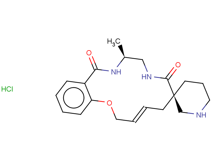 (6R,10S)-10-methyl-2,5,7,8,9,10,11,12-octahydrospiro[1,8,11-benzoxadiazacyclotetradecine-6,3'-piperidine]-7,12-dione hydrochloride
