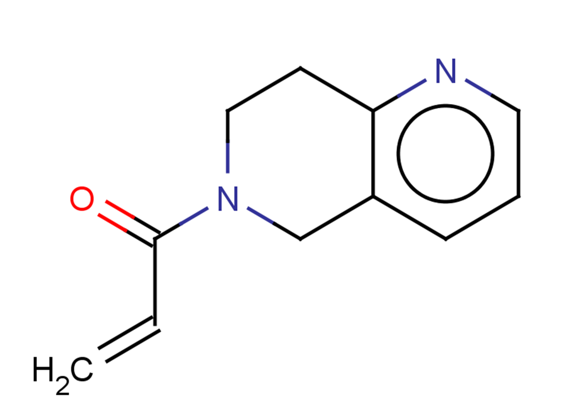 1-(5,6,7,8-tetrahydro-1,6-naphthyridin-6-yl)prop-2-en-1-one
