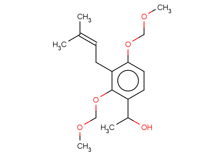 1-[2,4-bis(methoxymethoxy)-3-(3-methylbut-2-en-1-yl)phenyl]ethan-1-ol