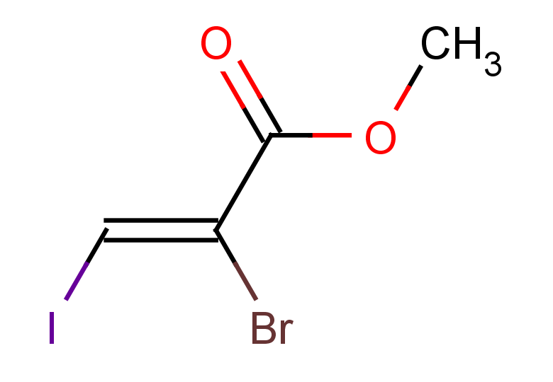methyl (2Z)-2-bromo-3-iodoprop-2-enoate