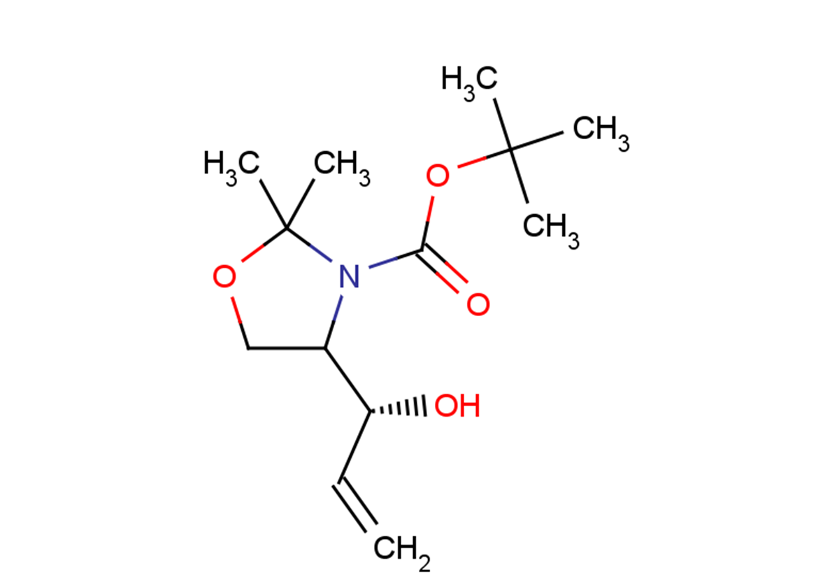 tert-butyl (4S)-4-[(1R)-1-hydroxyprop-2-en-1-yl]-2,2-dimethyl-1,3-oxazolidine-3-carboxylate