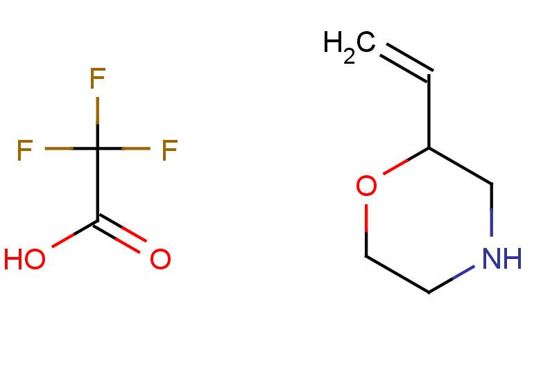 2-ethenylmorpholine, trifluoroacetic acid