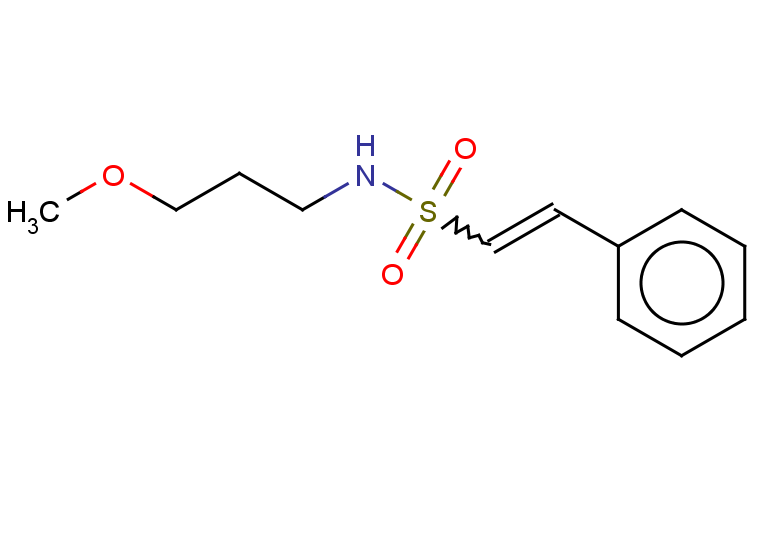 N-(3-methoxypropyl)-2-phenylethene-1-sulfonamide