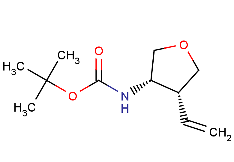 rac-tert-butyl N-[(3R,4S)-4-ethenyloxolan-3-yl]carbamate, cis