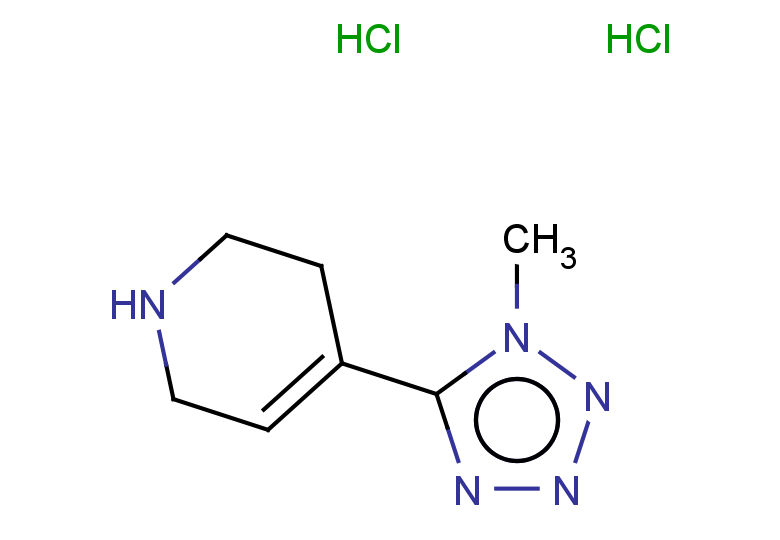 4-(1-methyl-1H-1,2,3,4-tetrazol-5-yl)-1,2,3,6-tetrahydropyridine dihydrochloride