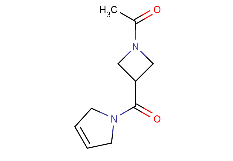 1-[3-(2,5-dihydro-1H-pyrrole-1-carbonyl)azetidin-1-yl]ethan-1-one