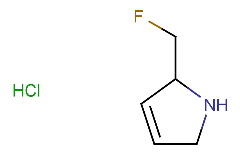 2-(fluoromethyl)-2,5-dihydro-1H-pyrrole hydrochloride
