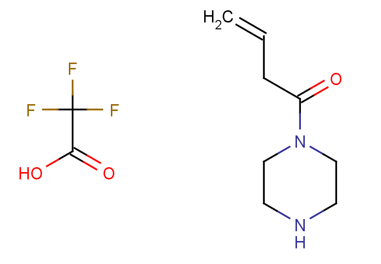 1-(piperazin-1-yl)but-3-en-1-one, trifluoroacetic acid