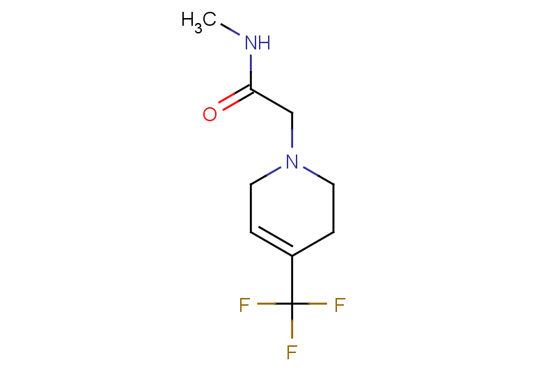 N-methyl-2-[4-(trifluoromethyl)-1,2,3,6-tetrahydropyridin-1-yl]acetamide