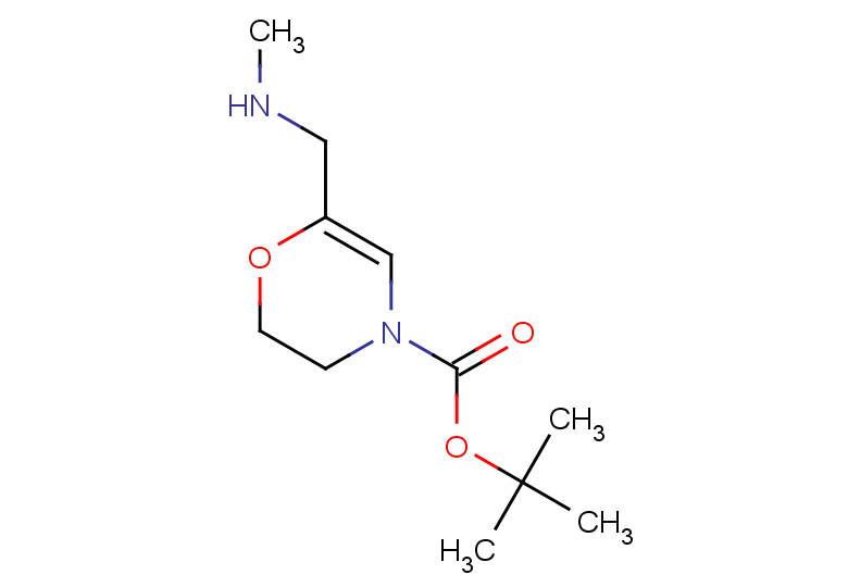 tert-butyl 6-[(methylamino)methyl]-3,4-dihydro-2H-oxazine-4-carboxylate