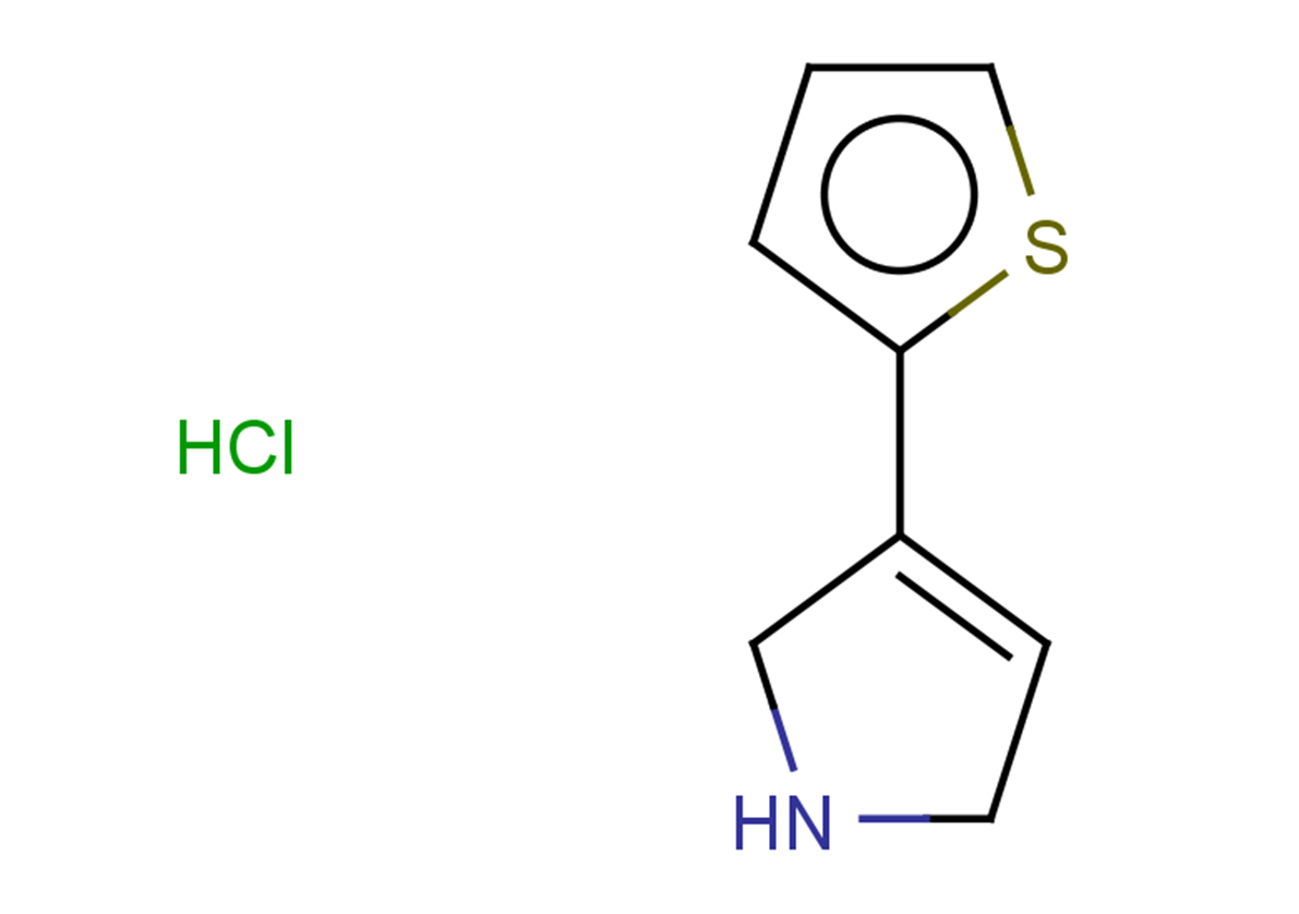 3-(thiophen-2-yl)-2,5-dihydro-1H-pyrrole hydrochloride