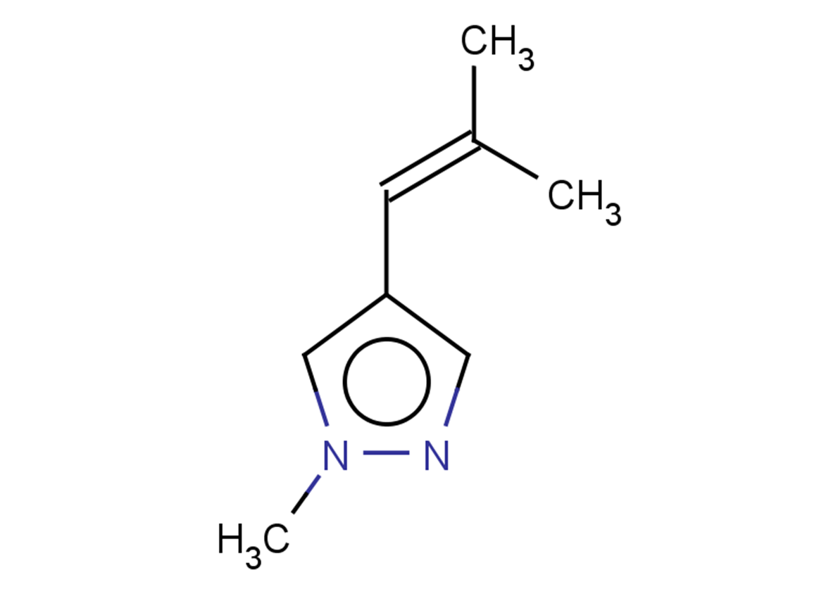 1-methyl-4-(2-methylprop-1-en-1-yl)-1H-pyrazole