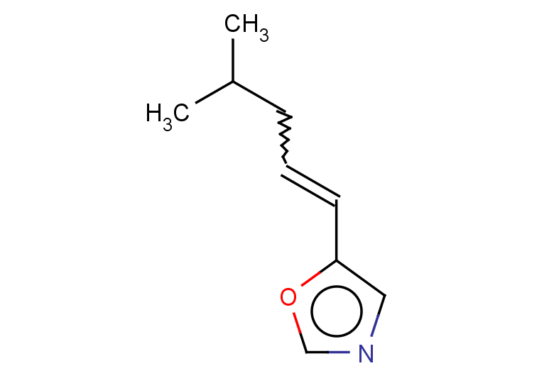 5-(4-methylpent-1-en-1-yl)-1,3-oxazole