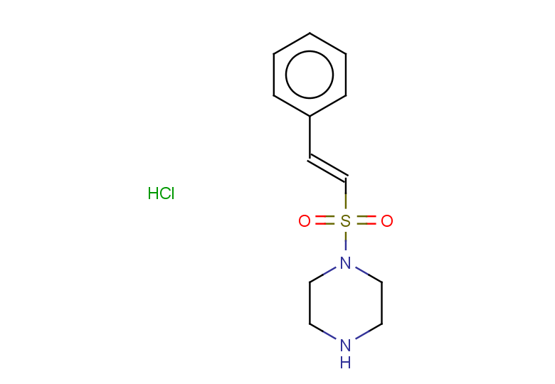 1-{[(E)-2-phenylethene]sulfonyl}piperazine hydrochloride