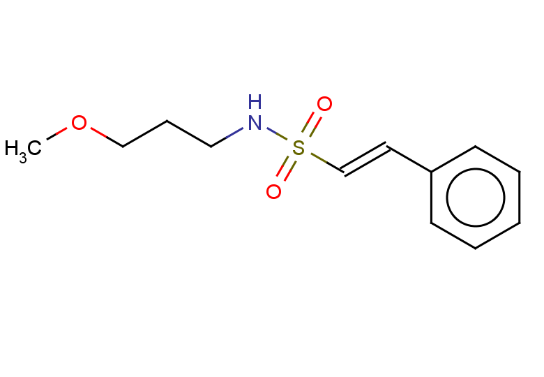(E)-N-(3-methoxypropyl)-2-phenylethene-1-sulfonamide