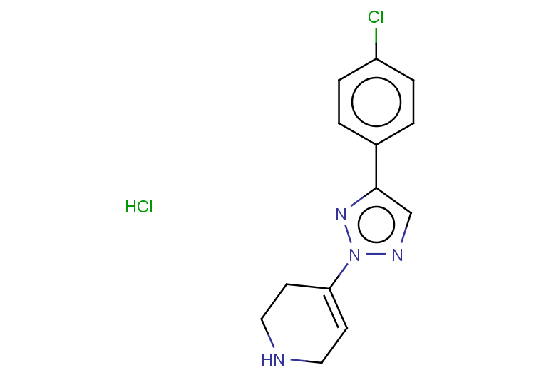 4-[4-(4-chlorophenyl)-2H-1,2,3-triazol-2-yl]-1,2,3,6-tetrahydropyridine hydrochloride