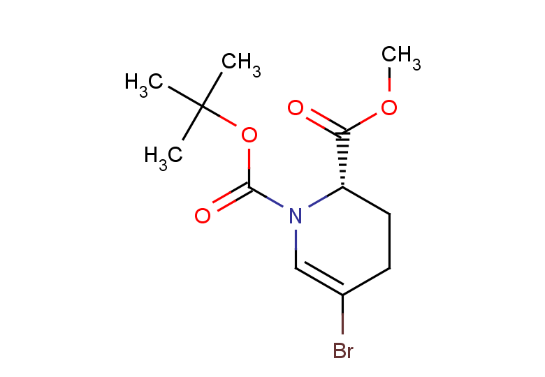 1-tert-butyl 2-methyl (2S)-5-bromo-1,2,3,4-tetrahydropyridine-1,2-dicarboxylate
