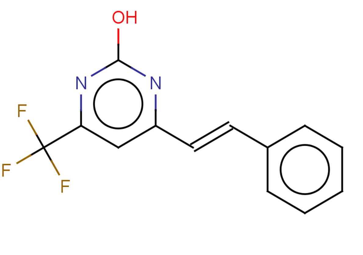 4-[(E)-2-phenylethenyl]-6-(trifluoromethyl)pyrimidin-2-ol