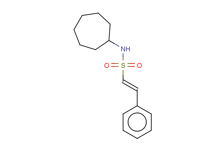 (E)-N-cycloheptyl-2-phenylethene-1-sulfonamide