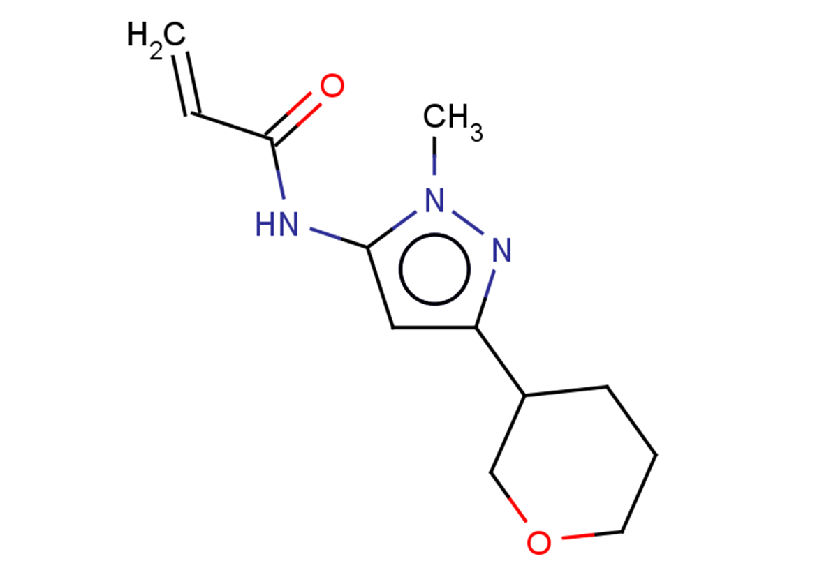 N-[1-methyl-3-(oxan-3-yl)-1H-pyrazol-5-yl]prop-2-enamide