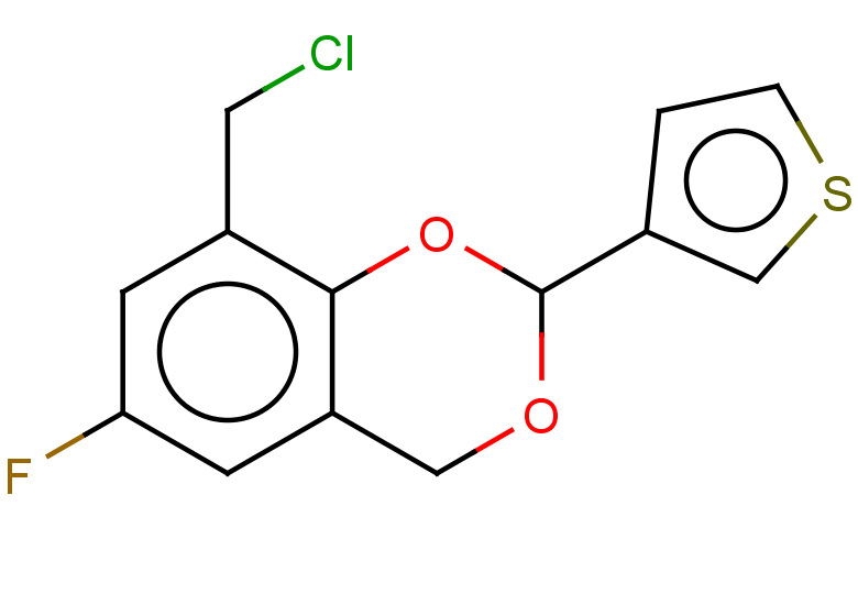 8-(chloromethyl)-6-fluoro-2-(thiophen-3-yl)-2,4-dihydro-1,3-benzodioxine