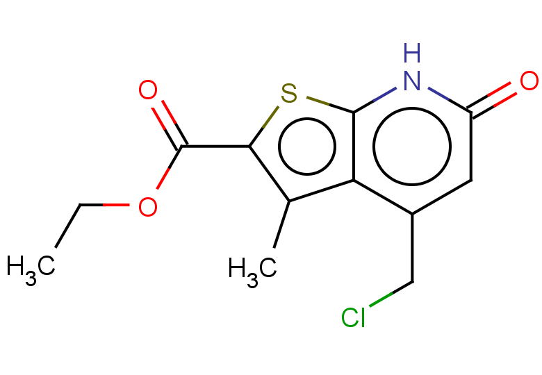 ethyl 4-(chloromethyl)-3-methyl-6-oxo-6H,7H-thieno[2,3-b]pyridine-2-carboxylate