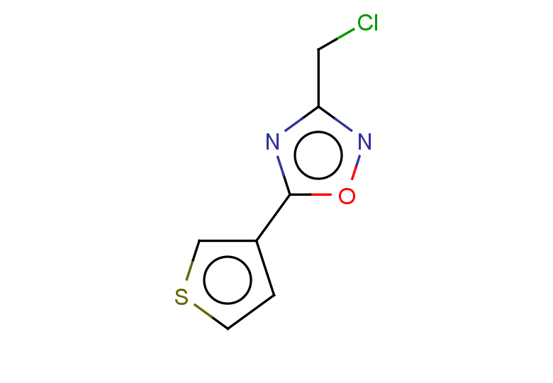 3-(chloromethyl)-5-(thiophen-3-yl)-1,2,4-oxadiazole