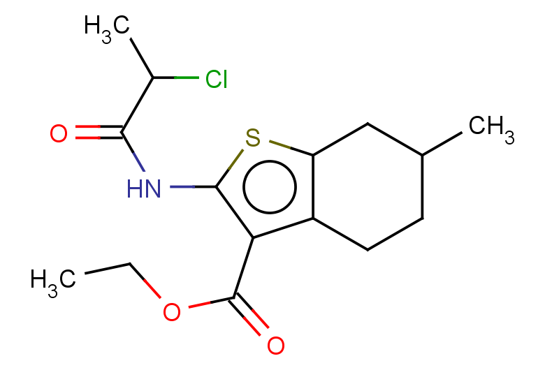 ethyl 2-(2-chloropropanamido)-6-methyl-4,5,6,7-tetrahydro-1-benzothiophene-3-carboxylate